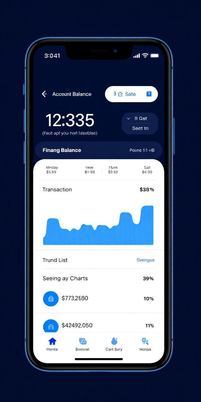 Vault Finance iOS template preview