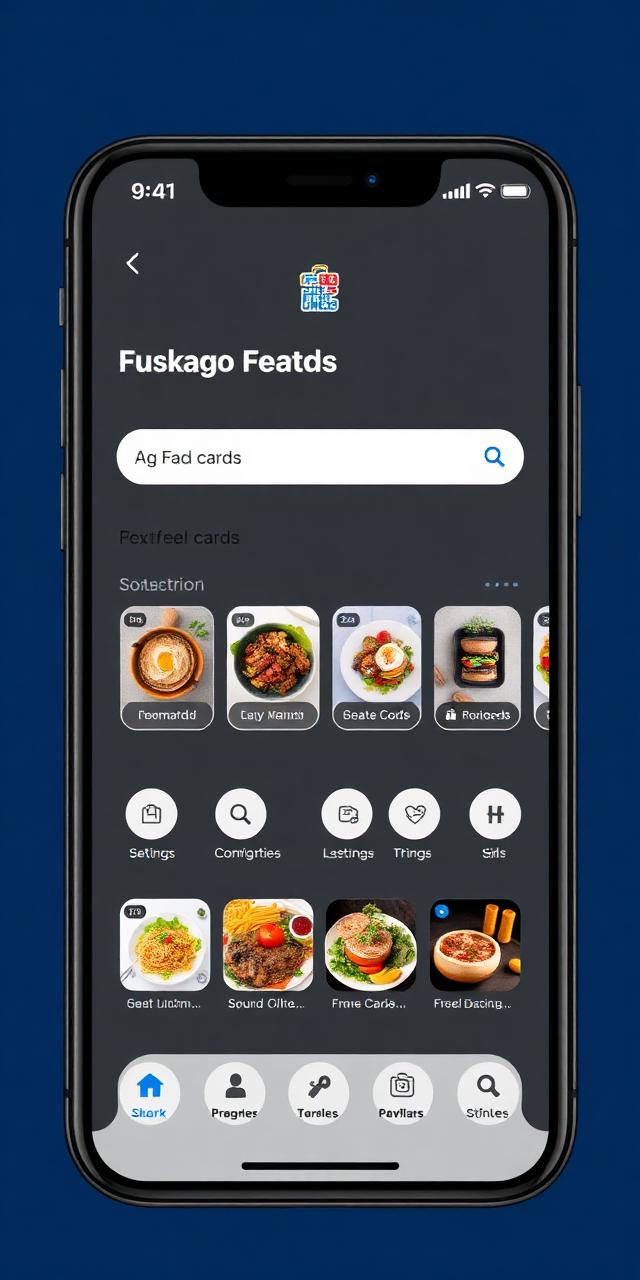 Bites Food Delivery iOS template preview